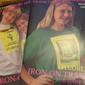 Iron-On Transfer Paper - White and Black